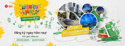 Xanh trong mắt bé - Nhận chuyến du lịch Singapore - Ảnh 1. Xanh trong mắt bé - Nhận chuyến du lịch Singapore - Ảnh 1.