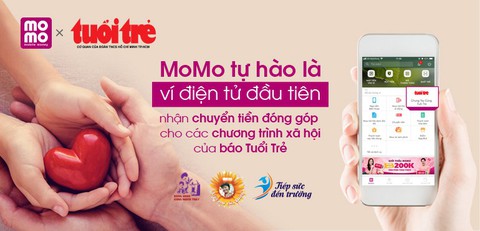 Mời bạn đọc Chung tay cùng Tuổi Trẻ trên ví điện tử MoMo - Ảnh 2. Mời bạn đọc Chung tay cùng Tuổi Trẻ trên ví điện tử MoMo - Ảnh 2.