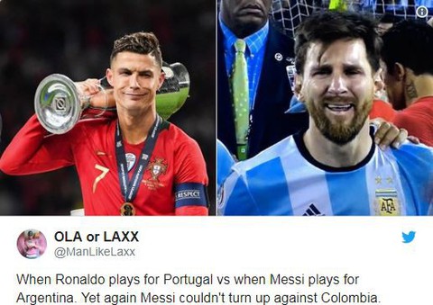 Dân mạng chế hình ảnh Messi viết thư cầu cứu Ronaldo - Ảnh 3. Dân mạng chế hình ảnh Messi viết thư cầu cứu Ronaldo - Ảnh 3.