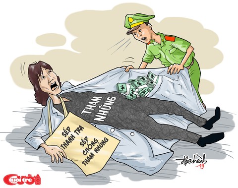 Tham nhũng khi đang chống tham nhũng! - Ảnh 1. Tham nhũng khi đang chống tham nhũng! - Ảnh 1.