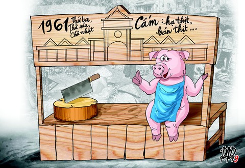 Có thời kỳ thịt heo bị cấm bán - Ảnh 1. Có thời kỳ thịt heo bị cấm bán - Ảnh 1.