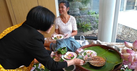 Lá chuối vào nhà hàng, khách sạn 5 sao - Ảnh 1. Lá chuối vào nhà hàng, khách sạn 5 sao - Ảnh 1.