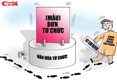 Văn hóa từ chức giống như món đồ quý hiếm - Ảnh 1. Văn hóa từ chức giống như món đồ quý hiếm - Ảnh 1.