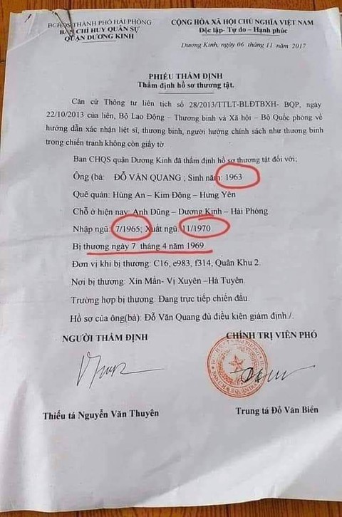 Làm rõ việc tung tin thất thiệt về cựu binh nhập ngũ lúc 2 tuổi - Ảnh 1. Làm rõ việc tung tin thất thiệt về cựu binh nhập ngũ lúc 2 tuổi - Ảnh 1.