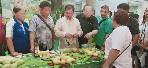Nông dân Philippines trúng mùa xoài, bán rẻ như cho - Ảnh 1. Nông dân Philippines trúng mùa xoài, bán rẻ như cho - Ảnh 1.