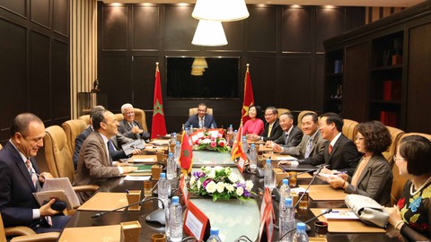Ông Võ Văn Thưởng tiếp kiến Thủ tướng và Chủ tịch Quốc hội Morocco - Ảnh 2. Ông Võ Văn Thưởng tiếp kiến Thủ tướng và Chủ tịch Quốc hội Morocco - Ảnh 2.