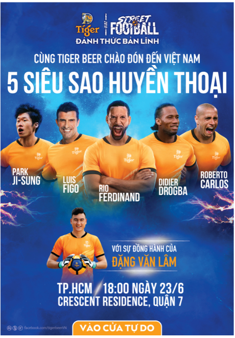 Tiger Street Football 2019 mời đội bóng 6 sao đến Việt Nam cuối tuần này - Ảnh 10. Tiger Street Football 2019 mời đội bóng 6 sao đến Việt Nam cuối tuần này - Ảnh 10.