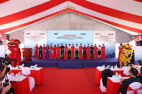 Khánh thành nhà máy điện mặt trời TTC số 01 và 02 - Ảnh 6. Khánh thành nhà máy điện mặt trời TTC số 01 và 02 - Ảnh 6.
