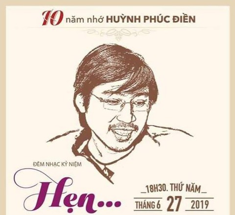 10 năm nhớ Huỳnh Phúc Điền, nghệ sĩ làm đêm nhạc gây quỹ cho bệnh nhân ung thư - Ảnh 1. 10 năm nhớ Huỳnh Phúc Điền, nghệ sĩ làm đêm nhạc gây quỹ cho bệnh nhân ung thư - Ảnh 1.