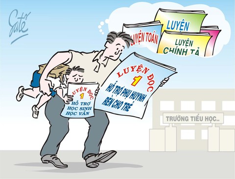 Không học trước lớp 1, con sẽ là con bò đội nón? - Ảnh 1. Không học trước lớp 1, con sẽ là con bò đội nón? - Ảnh 1.