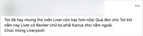 CĐV Liverpool ‘sướng’ vì đội nhà xóa được cái dớp thất bại để đăng quang - Ảnh 3. CĐV Liverpool ‘sướng’ vì đội nhà xóa được cái dớp thất bại để đăng quang - Ảnh 3.