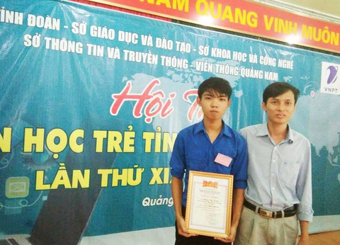 Học trò miền núi tạo website thi thử THPT quốc gia - Ảnh 1. Học trò miền núi tạo website thi thử THPT quốc gia - Ảnh 1.