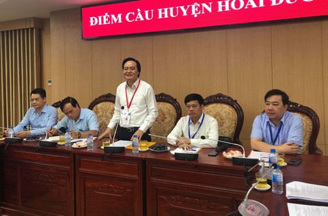 Bộ trưởng Phùng Xuân Nhạ lưu ý siết chặt bảo quản đề thi, bài thi - Ảnh 2. Bộ trưởng Phùng Xuân Nhạ lưu ý siết chặt bảo quản đề thi, bài thi - Ảnh 2.