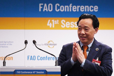 Người Trung Quốc đầu tiên đắc cử ghế Tổng giám đốc FAO - Ảnh 1. Người Trung Quốc đầu tiên đắc cử ghế Tổng giám đốc FAO - Ảnh 1.