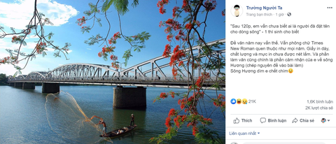 Cộng đồng mạng truy tìm người đặt tên cho vô số dòng sông - Ảnh 1. Cộng đồng mạng truy tìm người đặt tên cho vô số dòng sông - Ảnh 1.