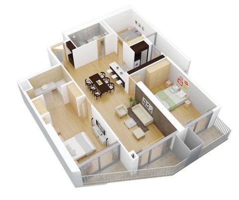 Tư vấn hoàn thiện nội thất căn hộ 3 phòng ngủ với kinh phí 200 triệu đồng - Ảnh 1. Tư vấn hoàn thiện nội thất căn hộ 3 phòng ngủ với kinh phí 200 triệu đồng - Ảnh 1.