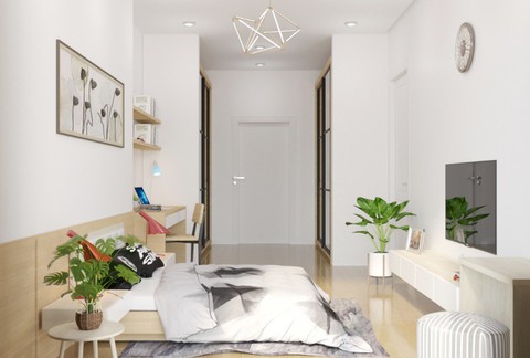Tư vấn hoàn thiện nội thất căn hộ 3 phòng ngủ với kinh phí 200 triệu đồng - Ảnh 10. Tư vấn hoàn thiện nội thất căn hộ 3 phòng ngủ với kinh phí 200 triệu đồng - Ảnh 10.