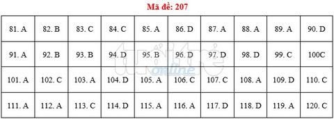 Bài giải gợi ý môn sinh THPT quốc gia 2019 - đủ 24 mã đề - Ảnh 8. Bài giải gợi ý môn sinh THPT quốc gia 2019 - đủ 24 mã đề - Ảnh 8.