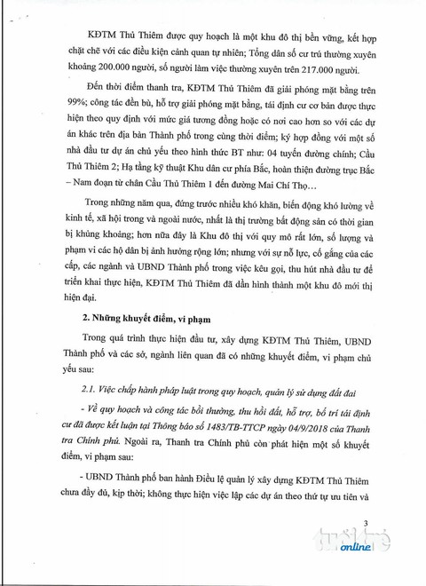 Thanh tra Chính phủ công bố kết luận thanh tra Thủ Thiêm - Ảnh 4. Thanh tra Chính phủ công bố kết luận thanh tra Thủ Thiêm - Ảnh 4.