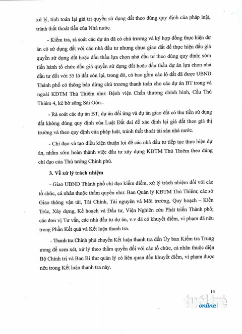 Thanh tra Chính phủ công bố kết luận thanh tra Thủ Thiêm - Ảnh 15. Thanh tra Chính phủ công bố kết luận thanh tra Thủ Thiêm - Ảnh 15.