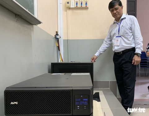 Cận cảnh khu vực chấm thi THPT quốc gia dày đặc camera - Ảnh 9. Cận cảnh khu vực chấm thi THPT quốc gia dày đặc camera - Ảnh 9.