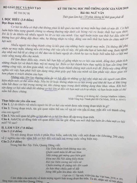 Nhốt hội đồng ra đề thêm một buổi chờ... 4 thí sinh thi đề dự bị - Ảnh 1. Nhốt hội đồng ra đề thêm một buổi chờ... 4 thí sinh thi đề dự bị - Ảnh 1.