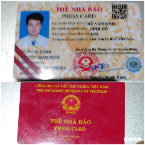 Bị bắt lỗi vi phạm giao thông, rút thẻ nhà báo dỏm xin xỏ - Ảnh 1. Bị bắt lỗi vi phạm giao thông, rút thẻ nhà báo dỏm xin xỏ - Ảnh 1.