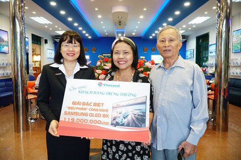 Vietravel tìm ra chủ nhân giải thưởng trong tháng 6 - Ảnh 3. Vietravel tìm ra chủ nhân giải thưởng trong tháng 6 - Ảnh 3.