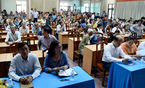 Cử tri quận 2 mong sớm giải quyết quyền lợi cho người dân Thủ Thiêm - Ảnh 3. Cử tri quận 2 mong sớm giải quyết quyền lợi cho người dân Thủ Thiêm - Ảnh 3.