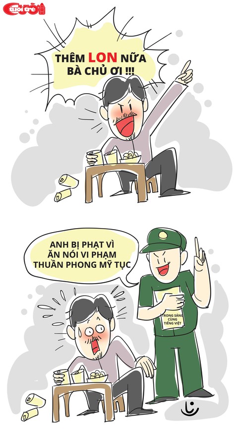 Biếm họa về cái lon - Ảnh 2. Biếm họa về cái lon - Ảnh 2.