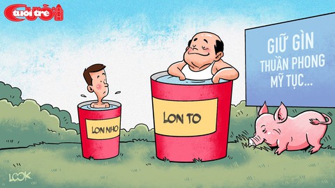 Biếm họa về cái lon - Ảnh 3. Biếm họa về cái lon - Ảnh 3.