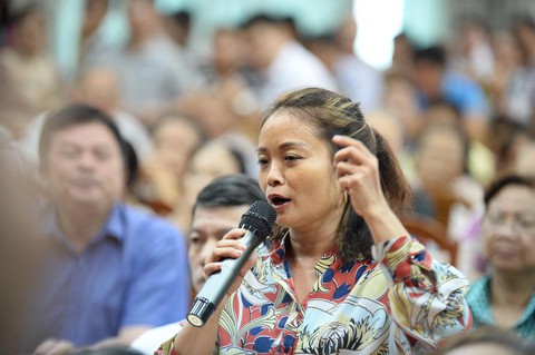 Cử tri quận 2 mong sớm giải quyết quyền lợi cho người dân Thủ Thiêm - Ảnh 2. Cử tri quận 2 mong sớm giải quyết quyền lợi cho người dân Thủ Thiêm - Ảnh 2.