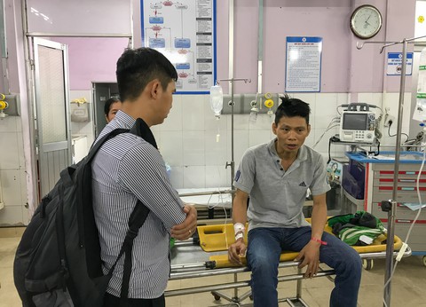 Nghi án tài xế Grab bị đánh thuốc mê, cướp tài sản - Ảnh 1. Nghi án tài xế Grab bị đánh thuốc mê, cướp tài sản - Ảnh 1.