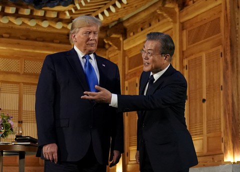 Ông Trump có thể gặp lãnh đạo Triều Tiên trong hôm nay - Ảnh 1. Ông Trump có thể gặp lãnh đạo Triều Tiên trong hôm nay - Ảnh 1.