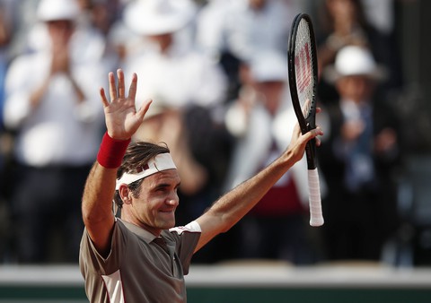 Federer gặp Nadal ở bán kết Roland Garros 2019 - Ảnh 1. Federer gặp Nadal ở bán kết Roland Garros 2019 - Ảnh 1.