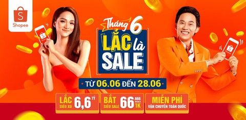 Shopee Lắc Là Sale - khuấy đảo mùa hè 2019 - Ảnh 1. Shopee Lắc Là Sale - khuấy đảo mùa hè 2019 - Ảnh 1.