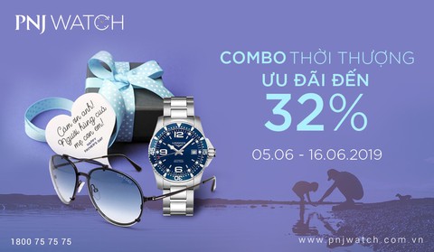 Ưu đãi đến 32% khi mua đồng hồ nhân Ngày của cha tại PNJ WATCH - Ảnh 1. Ưu đãi đến 32% khi mua đồng hồ nhân Ngày của cha tại PNJ WATCH - Ảnh 1.