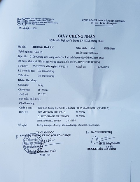 Nghi vấn phó giám đốc sở khai dối việc điều trị bệnh - Ảnh 1. Nghi vấn phó giám đốc sở khai dối việc điều trị bệnh - Ảnh 1.