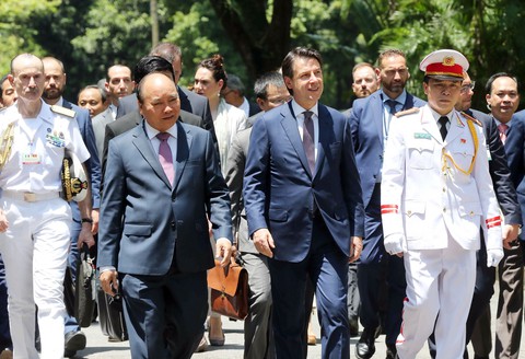 Thủ tướng Conte: Việt Nam là ưu tiên của Ý - Ảnh 1. Thủ tướng Conte: Việt Nam là ưu tiên của Ý - Ảnh 1.