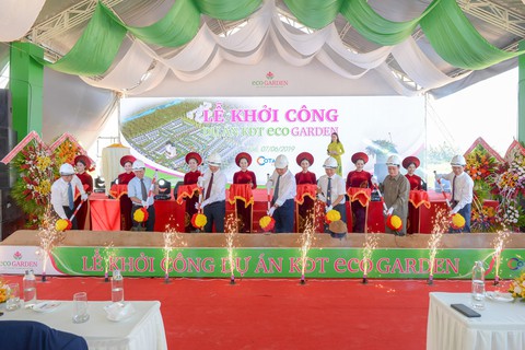 Tập đoàn Cotana khởi công dự án KĐT Eco Garden tại Huế - Ảnh 1. Tập đoàn Cotana khởi công dự án KĐT Eco Garden tại Huế - Ảnh 1.