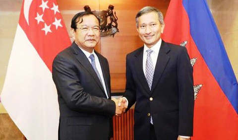 Ngoại trưởng Campuchia và Singapore điện đàm, thống nhất gác lại quá khứ - Ảnh 1. Ngoại trưởng Campuchia và Singapore điện đàm, thống nhất gác lại quá khứ - Ảnh 1.