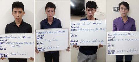 Bắt băng nghiện ma túy chuyên đâm, đánh, xịt hơi cay phụ nữ - Ảnh 1. Bắt băng nghiện ma túy chuyên đâm, đánh, xịt hơi cay phụ nữ - Ảnh 1.