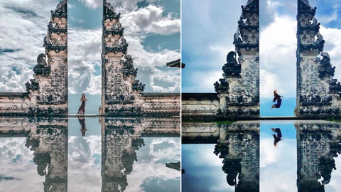 Du khách bật ngửa vì ảnh Cổng trời ở Indonesia bị làm giả - Ảnh 1. Du khách bật ngửa vì ảnh Cổng trời ở Indonesia bị làm giả - Ảnh 1.
