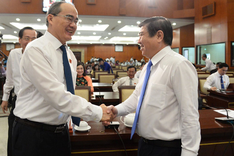 Bí thư Nhân yêu cầu khẩn trương thực hiện kết luận thanh tra vụ Thủ Thiêm - Ảnh 1. Bí thư Nhân yêu cầu khẩn trương thực hiện kết luận thanh tra vụ Thủ Thiêm - Ảnh 1.