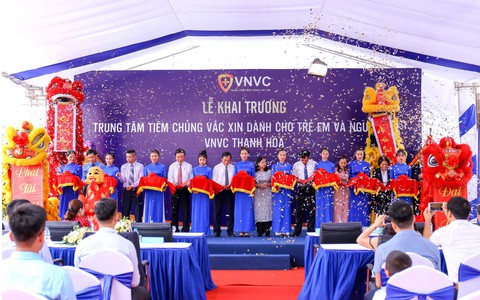 Khánh thành Trung tâm tiêm chủng VNVC Thanh Hóa - Ảnh 1. Khánh thành Trung tâm tiêm chủng VNVC Thanh Hóa - Ảnh 1.