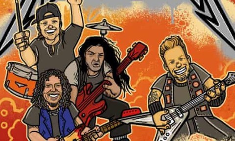 Ban nhạc rock huyền thoại Metallica tham gia làm sách thiếu nhi - Ảnh 1. Ban nhạc rock huyền thoại Metallica tham gia làm sách thiếu nhi - Ảnh 1.