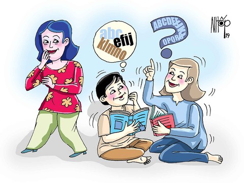 Sau bao năm năn nỉ, bỗng dưng con ham đọc sách - Ảnh 1. Sau bao năm năn nỉ, bỗng dưng con ham đọc sách - Ảnh 1.
