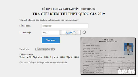 Sở GD-ĐT tỉnh lỡ tay công bố điểm thi trước giờ G? - Ảnh 1. Sở GD-ĐT tỉnh lỡ tay công bố điểm thi trước giờ G? - Ảnh 1.