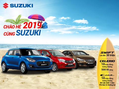 Suzuki triển khai chương trình khuyến mãi ‘Chào hè 2019 cùng Suzuki’ - Ảnh 1. Suzuki triển khai chương trình khuyến mãi ‘Chào hè 2019 cùng Suzuki’ - Ảnh 1.