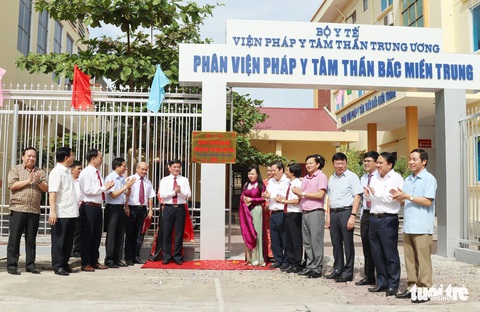 Bắc Trung bộ có trung tâm giám định pháp y tâm thần đầu tiên - Ảnh 1. Bắc Trung bộ có trung tâm giám định pháp y tâm thần đầu tiên - Ảnh 1.